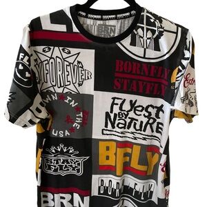 Born fly t-shirt men’s  size medium